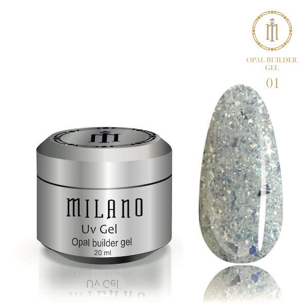Гель для нарощування Opal Builder Gel Milano 20ml № 01