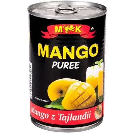 Манго Пюре Консервоване Mango Puree M&K 425 г Польща, фото 1