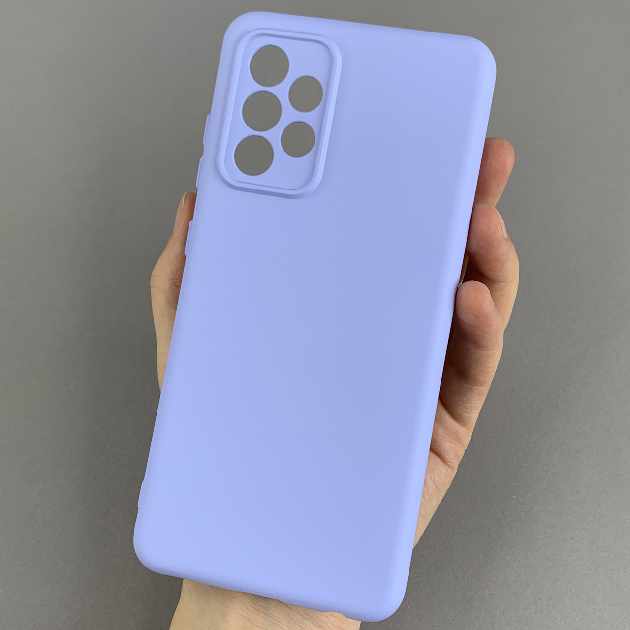 Чохол для Samsung Galaxy A52s матовий із захистом камери чохол на телефон самсунг а52с бузковий cfa