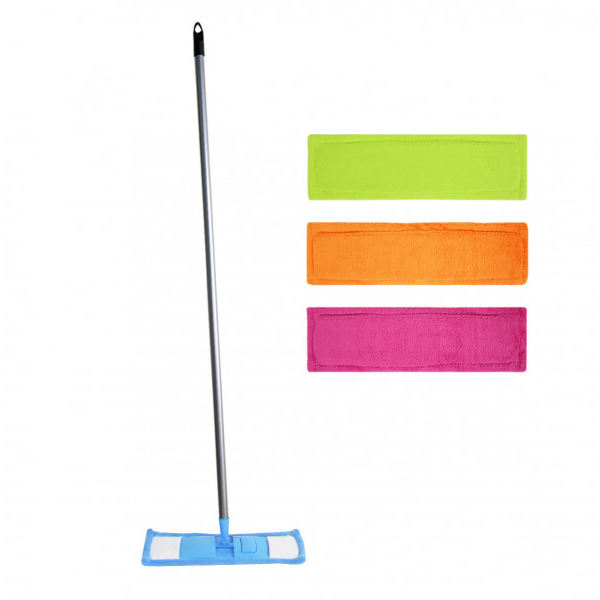 Швабра для прибирання з мікрофіброю, 110 см (44х13), ТМ МД Д 09905