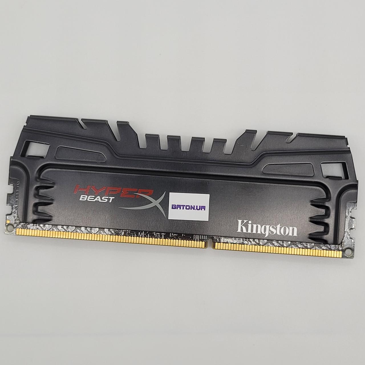 Ігрова оперативна пам'ять Kingston HyperX BEAST DDR3 8Gb 1600MHz PC3-12800U 2R8 CL9 (KHX16C9T3K4/32X) Б/В