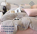 Фланелевое постельное белье евро размер/Комплект постельного белья/постельное белье, фото 9