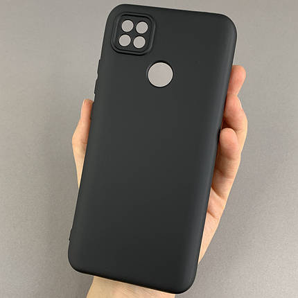 Чохол для Xiaomi Redmi 9C матовий із захистом камери чохол на телефон сяомі редмі 9с чорний cfa, фото 1