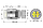 LED лампа автомобільна AMS Vision V8 T20 (W21W) 12V 8smd 2200K (Комплект 2шт), фото 6