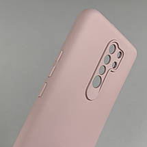 Чохол для Xiaomi Redmi 9 матовий із захистом камери чохол на телефон сяомі редмі 9 бежевий cfa, фото 4