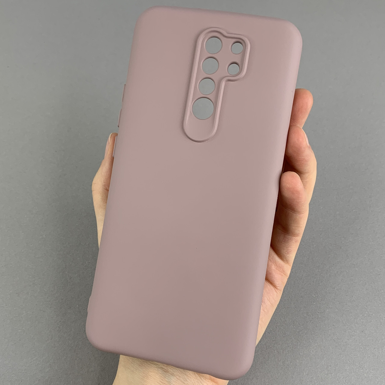 Чохол для Xiaomi Redmi 9 матовий із захистом камери чохол на телефон сяомі редмі 9 бежевий cfa