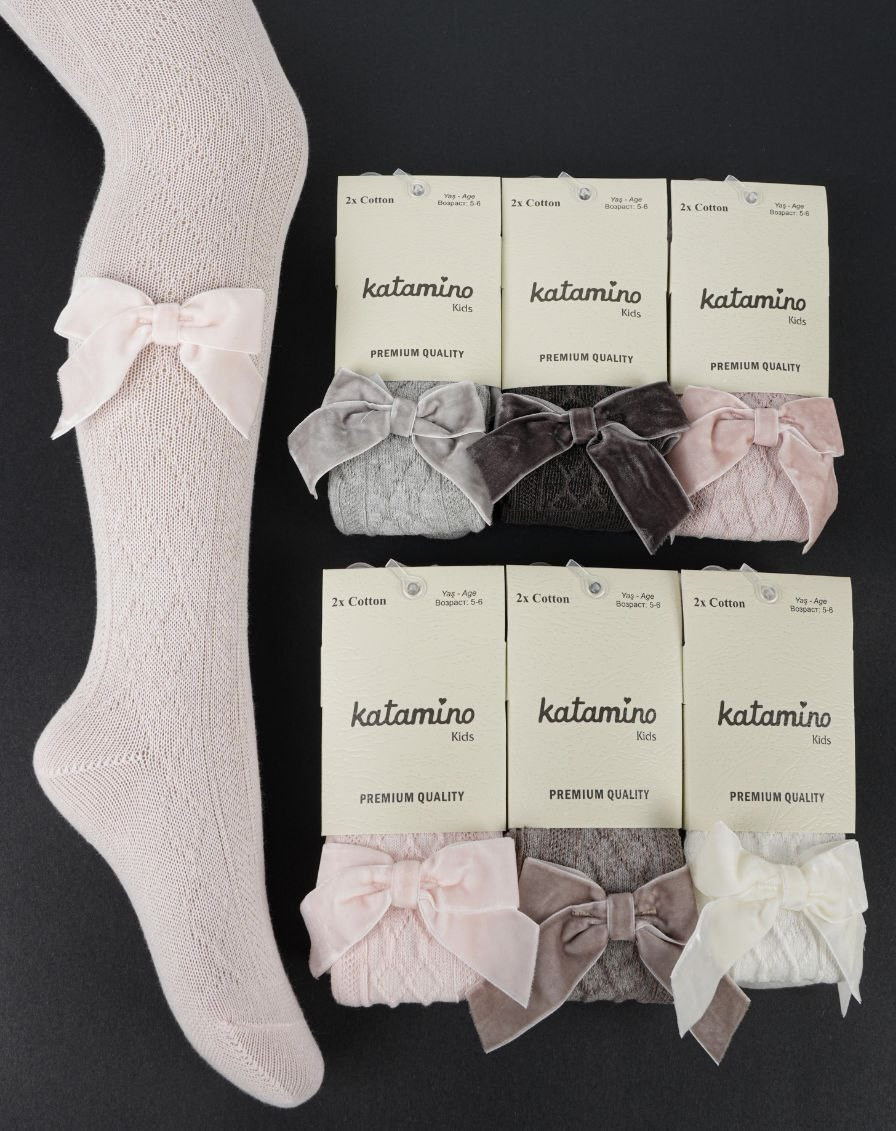Колготки для дівчаток бавовняні 11-12 років ТМ Katamino (6 шт/уп)