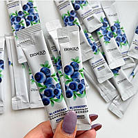 😻Нічна маска для обличчя Bioaqua Blueberry Arbutin Mask з екстрактом чорниці 4 ml💕💕💕