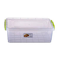 Контейнер  7л,  для зберігання продуктів, з затискачами "Elit" -№5