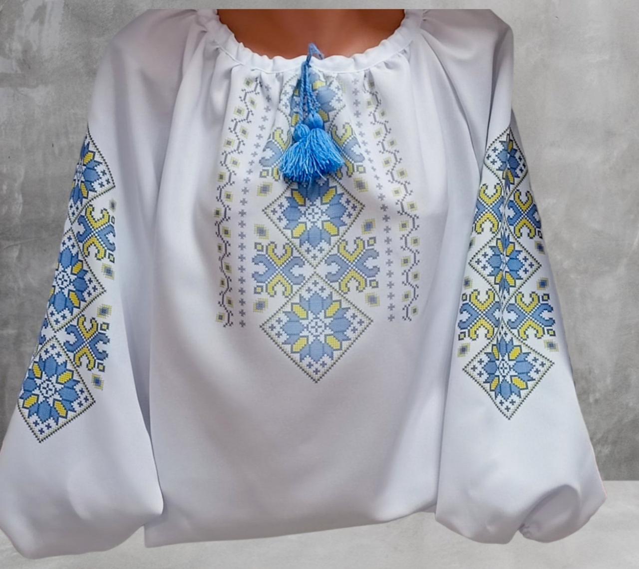 Пошита заготовка жіночої вишиванки 341.1-ПЖС, фото 1