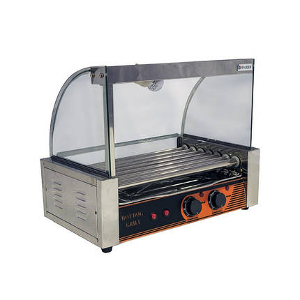 Гриль роликовий JRG-07G RAUDER зі склом, фото 2