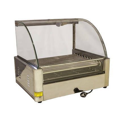 Гриль роликовий JRG-07G RAUDER зі склом, фото 1