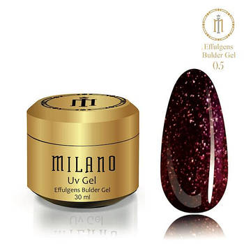 Effulgence Builder Gel Milano світловідбивний кольоровий гель для манікюру