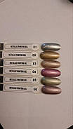 Гель для нарощування Milano Metalic Painting Gel 6 ml № 2 золотий, фото 3