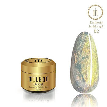 Гель для нарощування Milano Euphoria Gel 10 ml № 2
