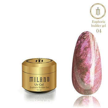 Гель для нарощування Milano Euphoria Gel 10 ml № 4