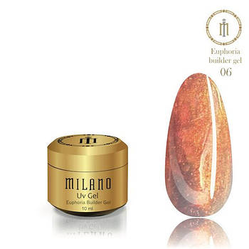 Гель для нарощування Milano Euphoria Gel 10 ml № 6