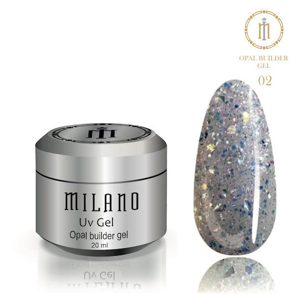 Гель для нарощування Opal Builder Gel Milano 20ml № 02