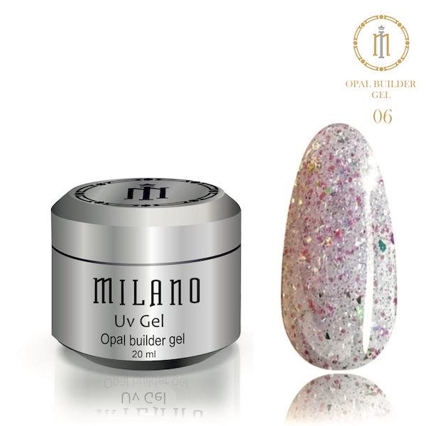 Гель для нарощування Opal Builder Gel Milano 20ml № 06