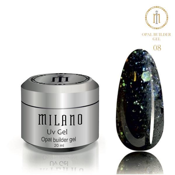 Гель для нарощування Opal Builder Gel Milano 20ml № 08