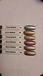 Гель для нарощування Milano Metalic Painting Gel 6 ml № 1 срібний, фото 3