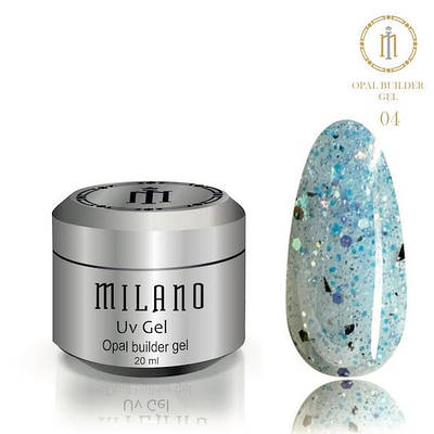 Гель для нарощування Opal Builder Gel Milano 20ml № 04