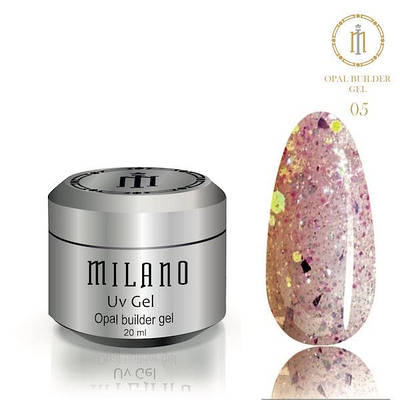 Гель для нарощування Opal Builder Gel Milano 20ml № 05