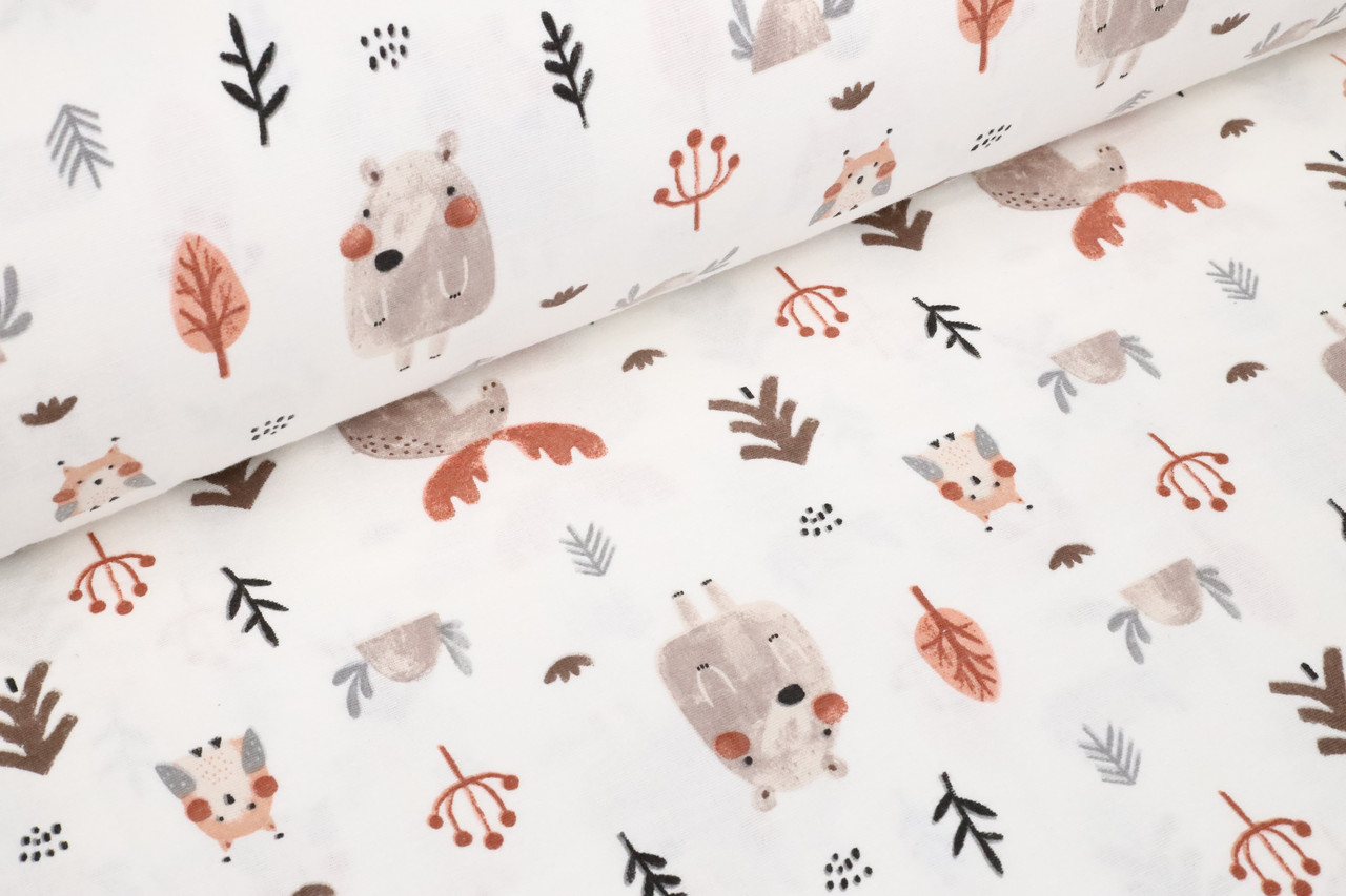 Фланель Олені, сови 240 см, фото 1