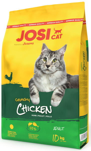 Josera JosiCat Crunchy Crunchy Chicken з птахом для дорослих кішок 10 кг