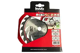 Пиляльний диск по дереву KWB 150х16 ​​мм. 20 зубів