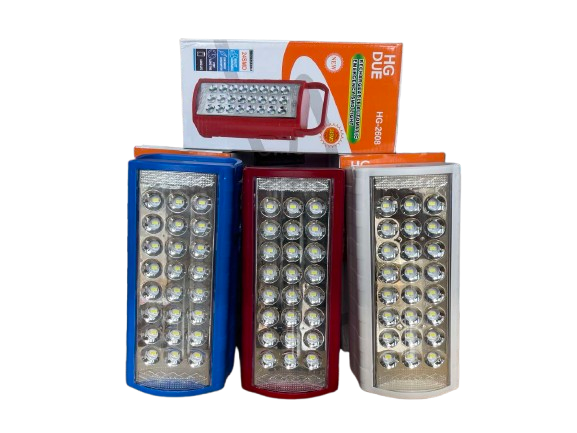 Ліхтар акумуляторний аварійний кемпінговий з функцією Power bank 24 SMD DUE HG-2608 Kt, фото 1