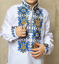 Сорочка для хлопчика (Пошита заготовка) № 090-ПХС