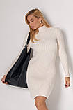 В'язане плаття міні в рубчик ONE SIZE, фото 5