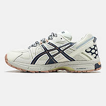 Зимові Чоловічі Кросівки Asics Gel-Kahana 8 Winter Beige Blue / Асікс Гел-Кахана 8 Бежеві з Синім (Хутро), фото 4