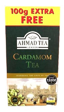 Чай Чорний Ахмад Кардамон Ahmad Tea Cardamom 500 + 100 = 600 г Шрі-Ланка, фото 1