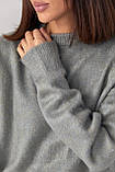 Жіночий джемпер із пухнастої пряжі, фото 4