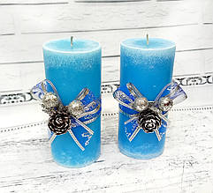 Набір новорічних свічок ручної роботи