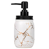 Диспенсер для мила "Кроткий дотик", білий 7х18 см