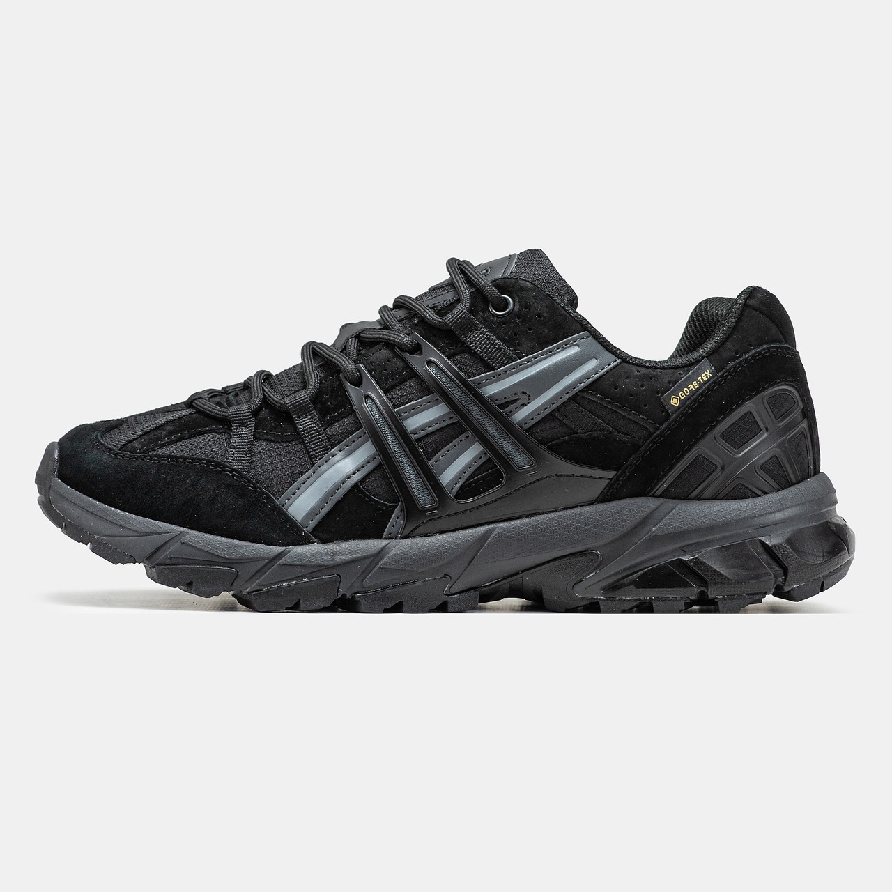 Зимові Чоловічі Кросівки Asics Gel-Sonoma 15-50 Gore-Tex / Асікс Гел-Сонома 15-50 Гор Текс Чорні з Сірим