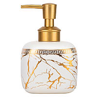 Диспенсер для мила "Німб", білий 8х13 см