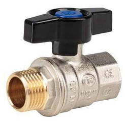 Кран кульовий MAREK 1/2" ЗВ метелик. Польща!