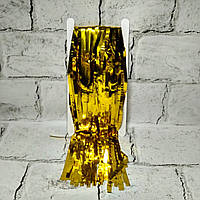 Шторка дощик з фольги для фотозони 1х2 м Золото 2350-1