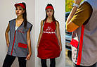 Жилетки для продавця, жилети для написами, фото 2