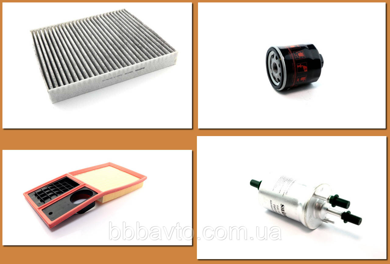 Набір Фільтрів для ТО Volkswagen Polo IV покоління (FL) • 1.4 MT (2005-2009), фото 1
