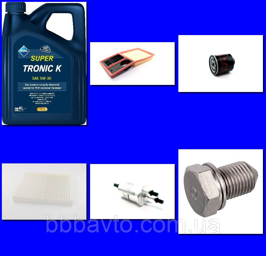 Комплект для заміни оливи Volkswagen Polo IV покоління (FL) • 1.4 MT (2005-2009), фото 1