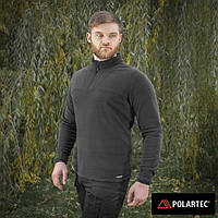 M-Tac тепла чорна тактична флісова кофта Delta Polartec Black