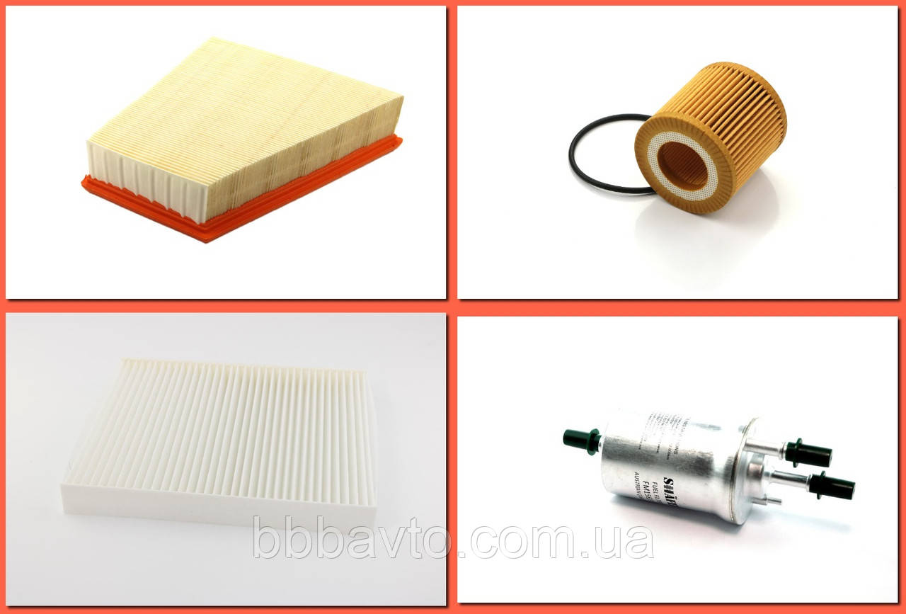 Набір Фільтрів для ТО Volkswagen Polo IV покоління (FL) • 1.2 MT (2005-2009), фото 1