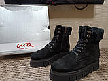Ara vigonza черевики демісезонні на платформі, у коробці, утеплені замшеві черевики., фото 2