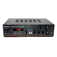 Підсилювач звуку Su-Kam PA-333BT Bluetooth караоке пульт USB SD потужний підсилювач для дому і кафе, фото 5