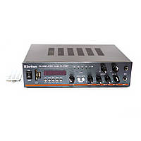 Підсилювач звуку Su-Kam PA-333BT Bluetooth караоке пульт USB SD потужний підсилювач для дому і кафе, фото 3